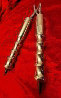 Image 2 of Mini lead filled Nunchucks collaboration from Billytrident & Scorpion_edc 