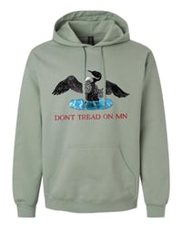 Image 3 of "Don't Tread on MN" Hooded Sweatshirts (Mustard &/or Sage)