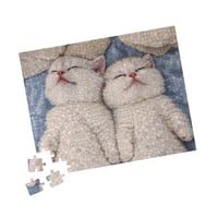 Image 2 of PuzzledPaws Cattos Couple - 110 Piece Puzzle