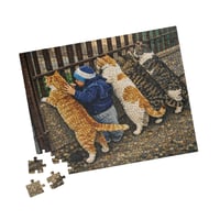 Image 2 of PuzzledPaws Nosey Catto - 110 Piece Puzzle