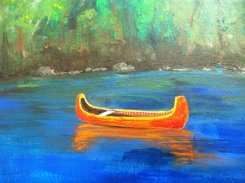 Image of Orange Canoe