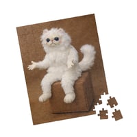 Image 2 of PuzzledPaws Bruh... Catto - 110 Piece Puzzle