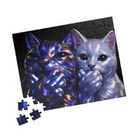 Image 2 of PuzzledPaws Iridescent Metal Catto - 110 Piece Puzzle