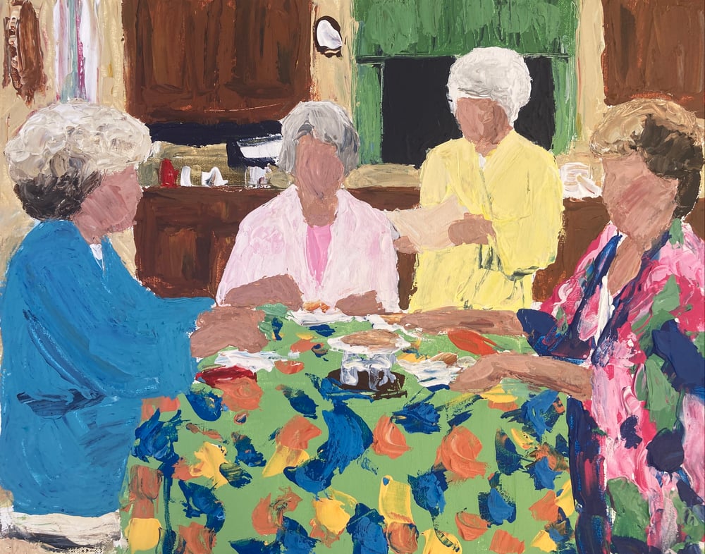 Image of Golden Girls (original on canvas)