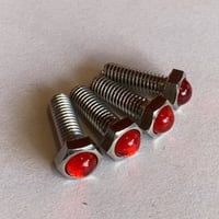 Image 2 of 5/16" Riser Bolts - Red