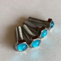 Image 2 of 5/16" Riser Bolts - Light Blue