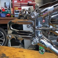 Image 1 of 3/8" Axle Plate Kit - Clear (Gem Cut)