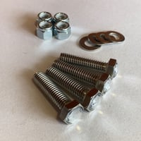 Image 2 of 3/8" Axle Plate Kit - Clear (Gem Cut)