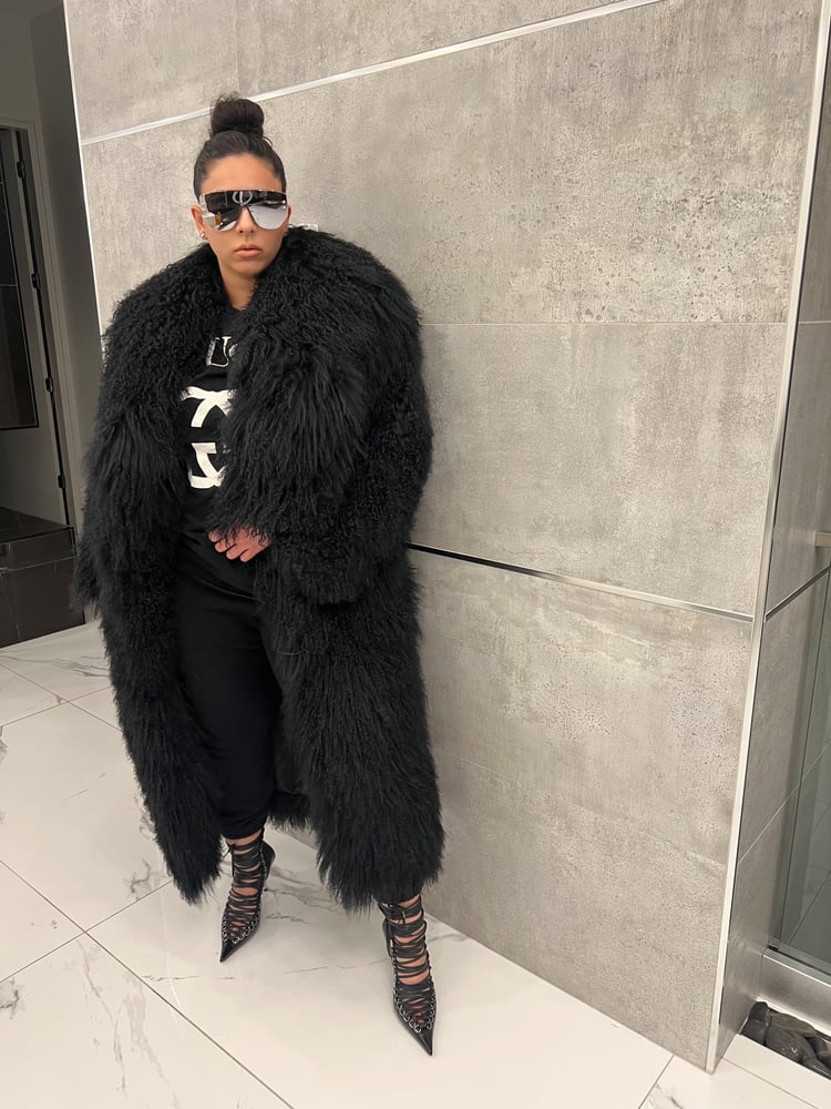 Image of Mongolian Fur Coat (flap collar)