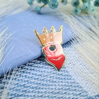 Image 2 of BBC Merlin Crown & Scarf Enamel Pin