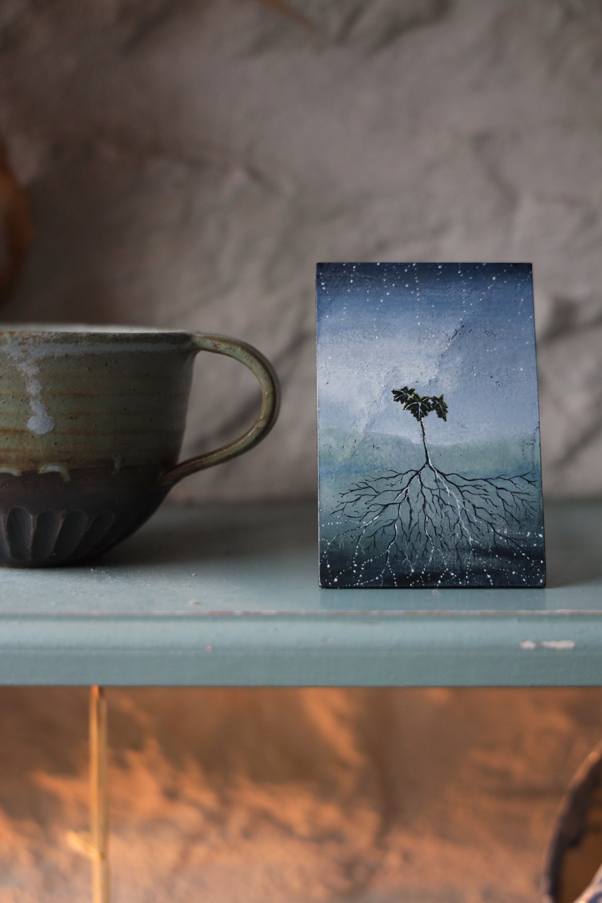 'Sycamore Hope' Original Pocket Painting