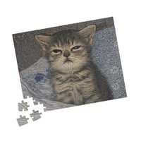 Image 2 of PuzzledPaws Eeepy Catto Puzzle- 110pcs