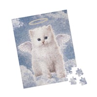 Image 2 of PuzzledPaws Angel Catto - 110 Piece Puzzle