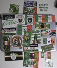 Pack of 26 Mixed Celtic Football/Ultras Stickers