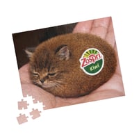 Image 2 of PuzzledPaws Kiwi Catto Puzzle- 110 Piece Puzzle