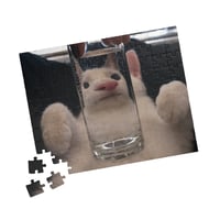 Image 2 of PuzzledPaws Glass Catto - 110 Piece Puzzle