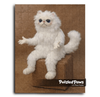 Image 1 of PuzzledPaws Bruh... Catto - 110 Piece Puzzle