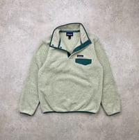 Image 1 of Patagonia Snap-T Fleece Pullover Oatmeal Carbon Medium Womens