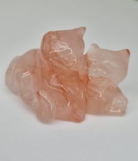 Fire Quartz Playing Cats