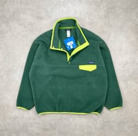 Image 1 of Patagonia Synchilla Snap-T Fleece Pullover Green: Neon Green Mens XL
