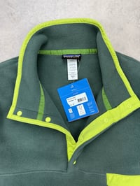 Image 4 of Patagonia Synchilla Snap-T Fleece Pullover Green: Neon Green Mens XL