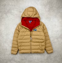 Image 2 of Patagonia Cotton Down Jacket Greyling Brown 50th Anniversary Medium Mens / Large Womens 
