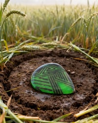 Image 1 of 6mm 'Alien Riffing' plectrum 👽