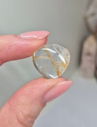 Image 2 of High Grade Clear Quartz Heart