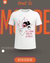 Image 1 of Camiseta TOUT LE MONDE DETÉSTE LA POLICE