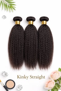 Image 1 of Kinky Straight- Sew In Style Hair Collection 