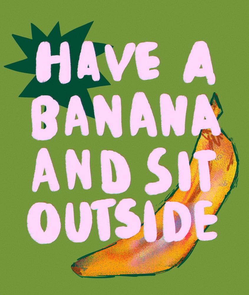 Image of Have A Banana A5 Card Print