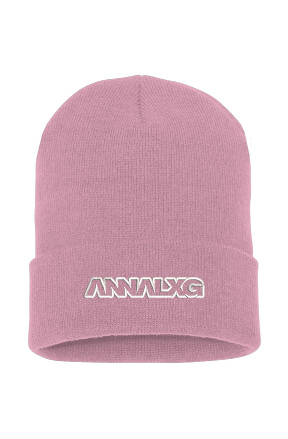 Image of ANNALXG Logo Beanie (PINK)