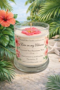 Image 1 of Rain on my Hibiscus Candle 
