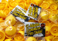 Image 2 of Vintage Yellow 45 Adapters / Adaptadores - (2 & 5 Packs) - "Ecónomicos Pero Chidos!"