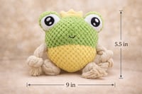 Image 3 of Juguete Rana Sonido Pi Pi para Mascotas – Suave y Divertido 🐸