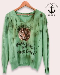 Image 2 of cashmere silk  shirt ⛧°。Ibiza ⛧°。boho ⛧°。onesized