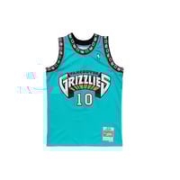 Image 1 of Mitchell & Ness Vancouver Grizzlies 1998 Mike Bibby Swingman Road Jersey