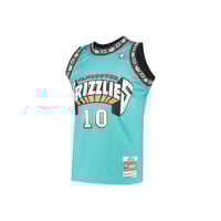 Image 2 of Mitchell & Ness Vancouver Grizzlies 1998 Mike Bibby Swingman Road Jersey