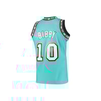 Image 3 of Mitchell & Ness Vancouver Grizzlies 1998 Mike Bibby Swingman Road Jersey