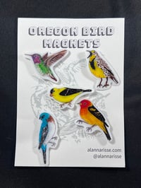 Image 1 of Oregon Bird Magnets, Set 2