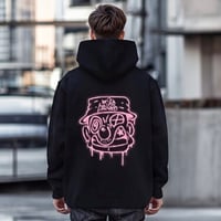 Image 3 of Black & Pink Bucket Man Hoodie