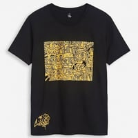 Image 1 of Yellow Faces Collage Tshirt 