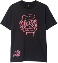 Image 1 of Pink Bucket Man Front Tshirt