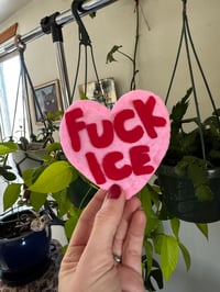 Image 1 of F ICE Valentine's Day Heart catnip toy