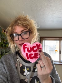 Image 2 of F ICE Valentine's Day Heart catnip toy