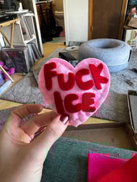 Image 3 of F ICE Valentine's Day Heart catnip toy