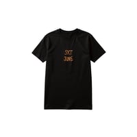 Image 1 of Sixth June Paris Black Skull And Bones Tee