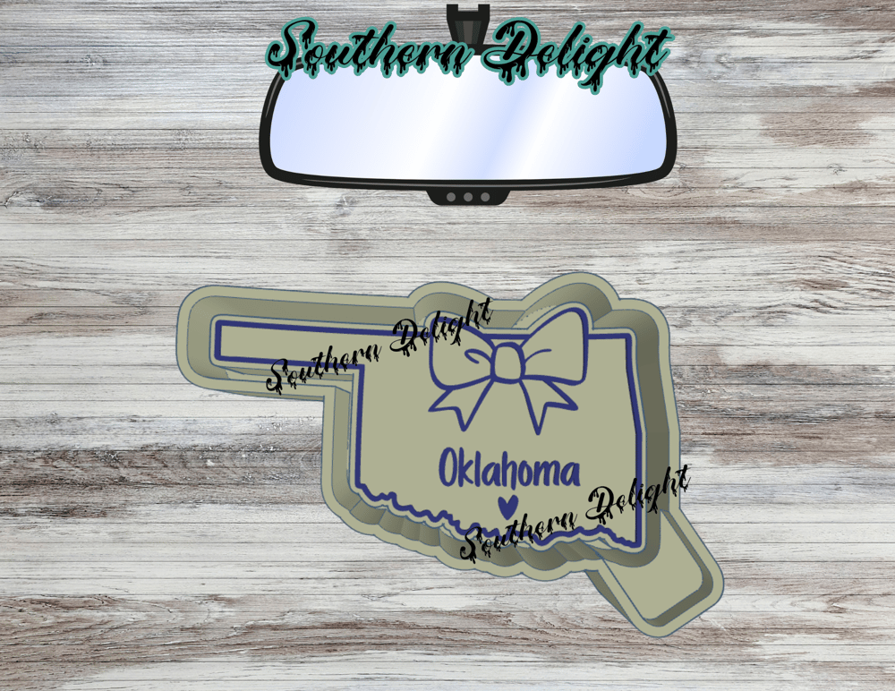 Image of State w/ bow Molds