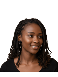 Image 1 of Black Resin Flower Earrings-1 Inch Width