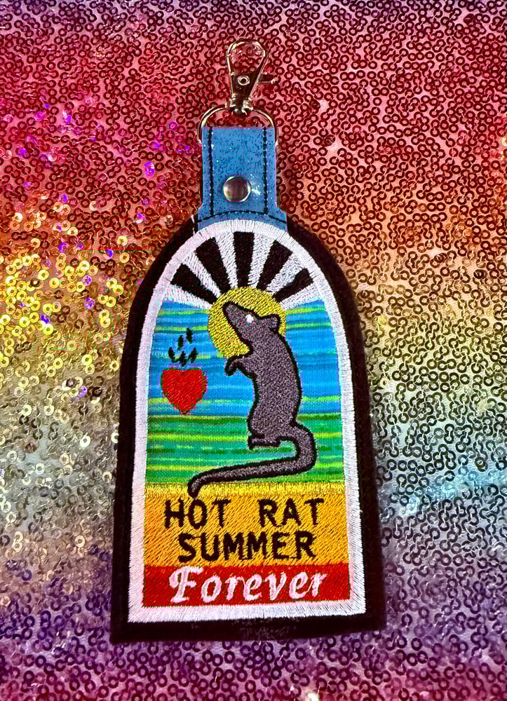 Image of Embroidered Tag: Hot Rat Summer FOREVER